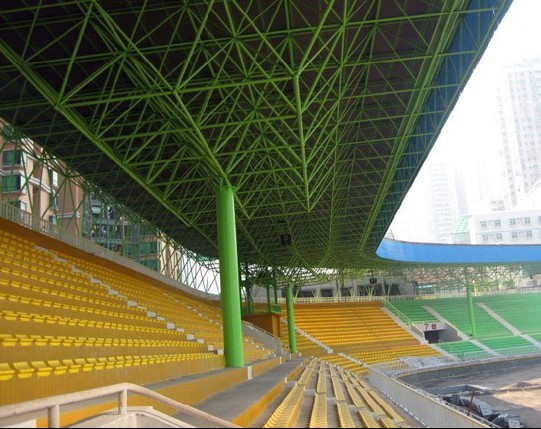 汾阳体育场看台网架工程